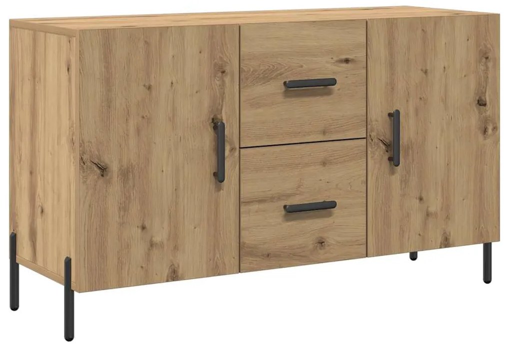 vidaXL Σκευοθήκη Δρυς τεχνίτης 100x36x60 cm Κατασκευασμένο ξύλο