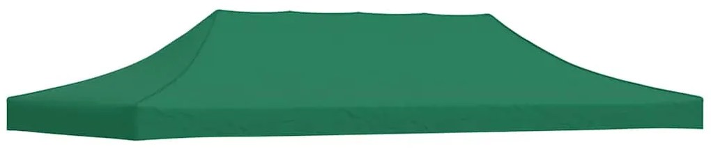 vidaXL Κάλυμμα Τέντας Εκδηλώσεων Πράσινο 6 x 3 μ. 270 γρ/μ²