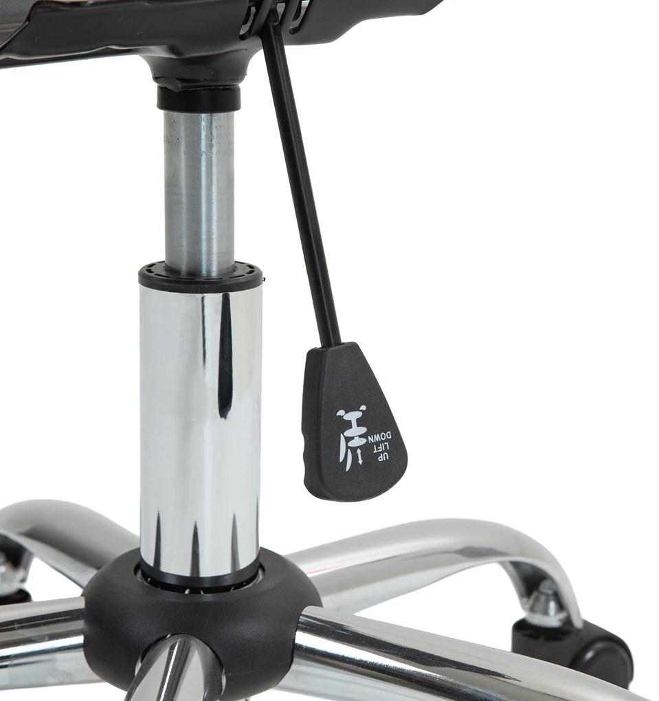 HOMCOM Καρέκλα γραφείου, Εργονομική καρέκλα γραφείου με λειτουργία λικνίσματος, όψη βελούδου teddy 56 x 61 x 86 cm Γκρι