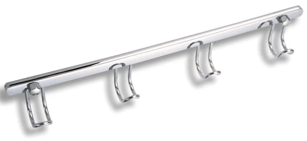 Άγκιστρο Μπάνιου 4 Θέσεων Metalia 6043.0 Chrome Ferro Brass