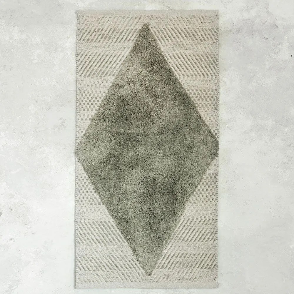 Χαλάκι Κουζίνας Altair 60x130 Beige-Khaki Nima 60X130cm Cotton