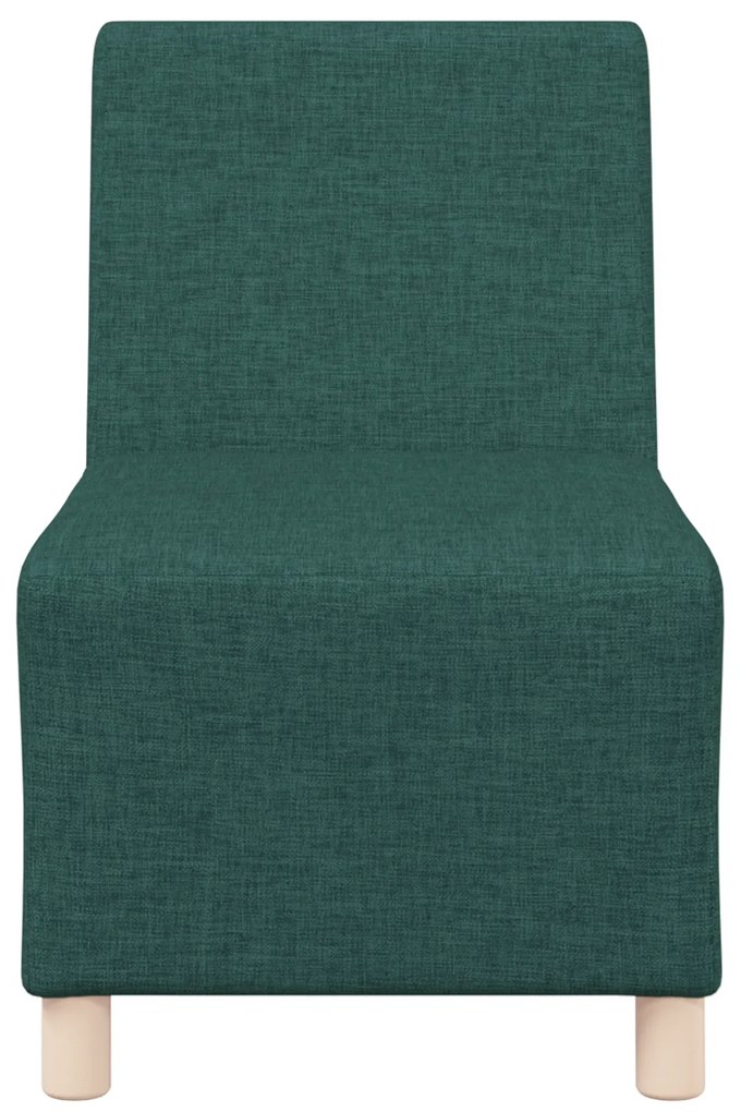 vidaXL Καθίσμα Σαλονιού 2 pcs Σκούρο πράσινο 55 x 74 x 82 εκ. ύφασμα