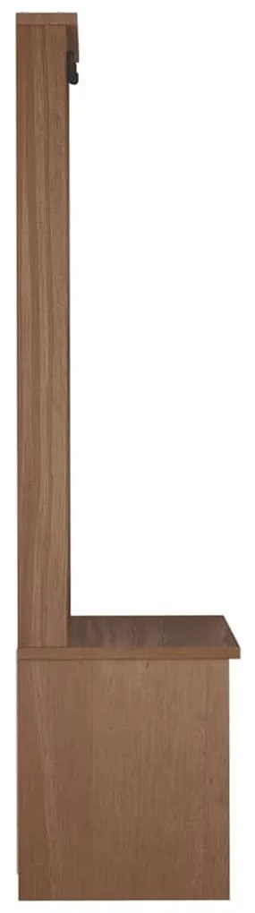 vidaXL Δέντρο χωλ "SANDNES" 87x40x159,5 εκ. Πεύκο μασίφ ξύλο