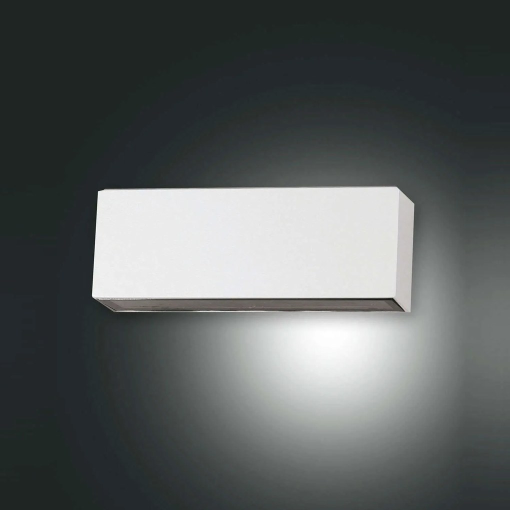 Φωτιστικό Τοίχου - Απλίκα Led Trigg 6786-02-854 White Fabas Luce Αλουμίνιο