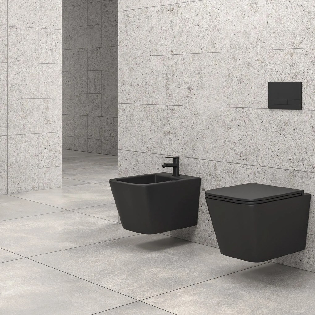 Karag LT 057F Μπιντέ αναρτώμενο Black Matt