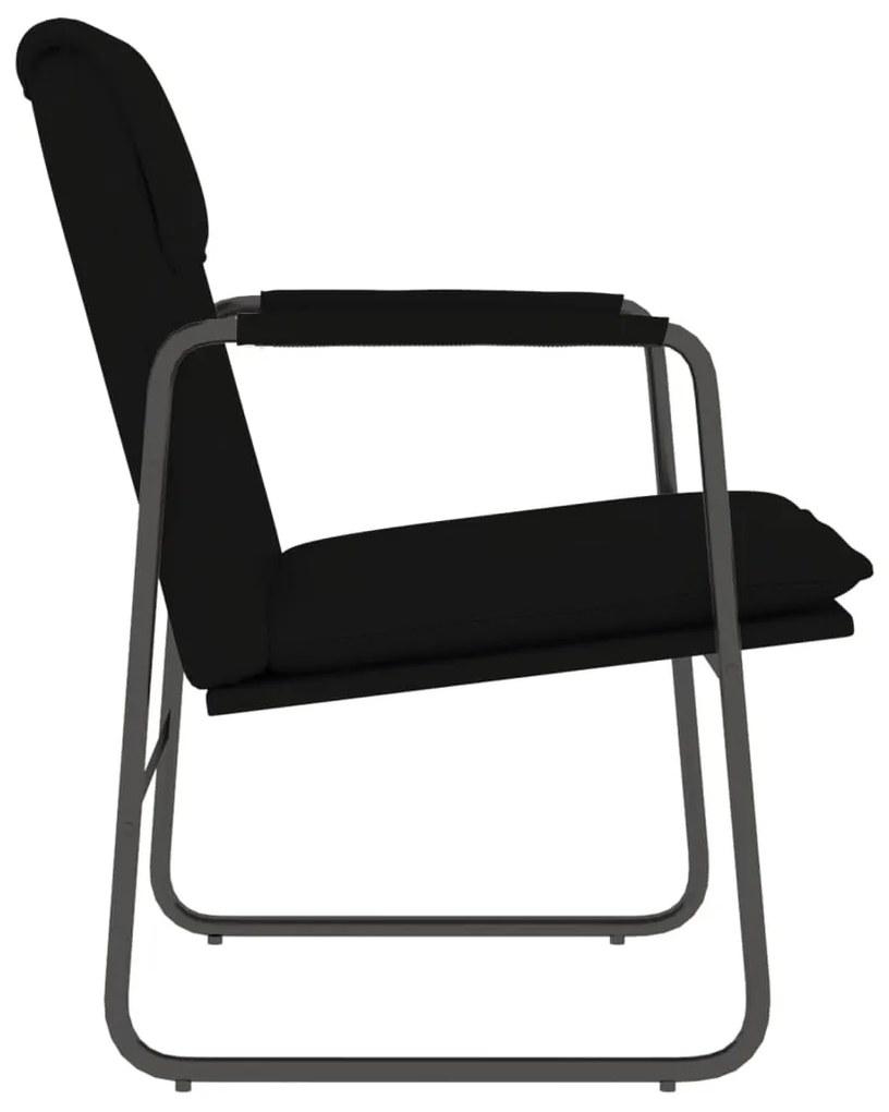 vidaXL Πολυθρόνα Μαύρη 55 x 64 x 80 εκ. από Συνθετικό Δέρμα