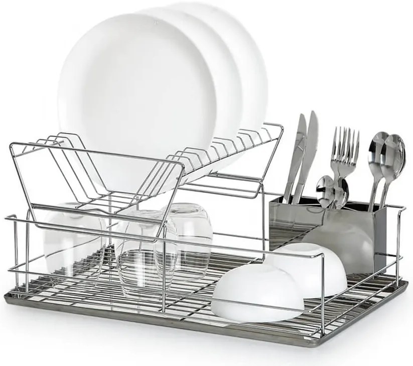 Διώροφη Πιατοθήκη 5Five με χώρο για 10 πιάτα και διαστάσεις 47x32.3x22.5cm