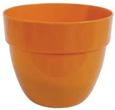 ΓΛΑΣΤΡΑ ΠΟΡΤΟΚΑΛΙ ΠΛΑΣΤΙΚΗ ORCHIDEA NOWA - Φ14x12.5cm - Πλαστικό - 09-00-541 Orange