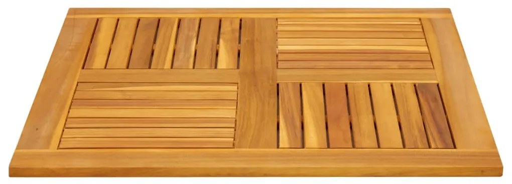 vidaXL Επιφάνεια Τραπεζιού Τετράγωνη 80x80x2,2 εκ. Μασίφ Ξύλο Ακακίας