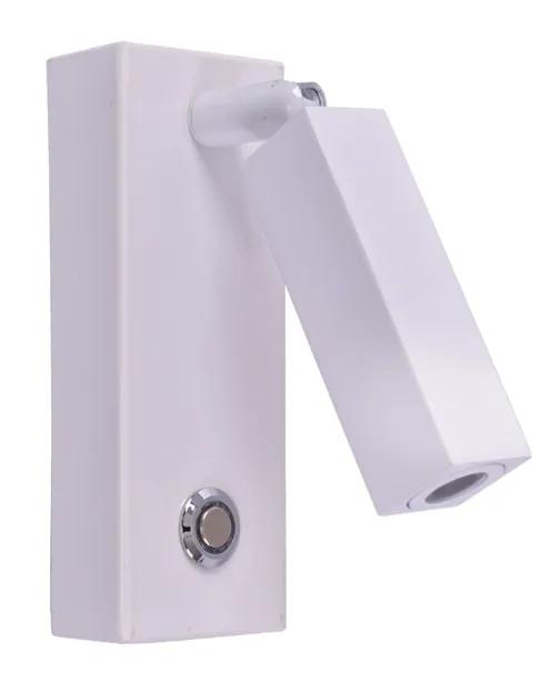 Φωτιστικό Τοίχου - Απλίκα SE 128-1AW DAVE WALL LAMP WHITE MAT 1B1
