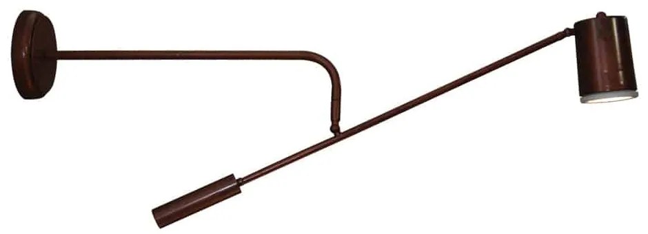 Φωτιστικό Τοίχου - Απλίκα HL-3558-1 M 77-3913 Sherry Old Copper  Homelighting Metal