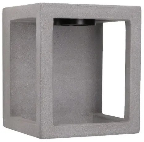 Απλίκα Φωτιστικό Τοίχου Led Τσιμέντο Box PX-0527-CEM ForLight-PX-0527-CEM-Γκρι PX-0527-CEM
