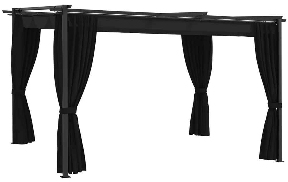 vidaXL Κιόσκι Ανθρακί 4 x 3 μ.