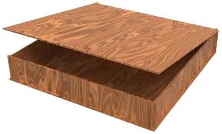 Intra WOODEN SLIM STORAGE BOX – Ξύλινο Ρηχό Κουτί Αποθήκευσης με Καπάκι 44x86x9 cm Box60-01299