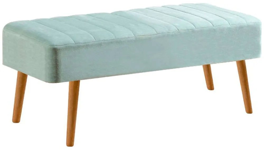 Σκαμπό Με Αποθηκευτικό Χώρο Vina 869VEL5305 110x40x46cm Natural-Light Green