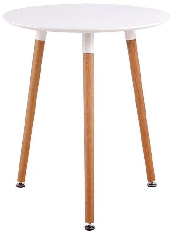 ART Τραπέζι Άσπρο MDF  Φ60 H.70cm Ε7089,1