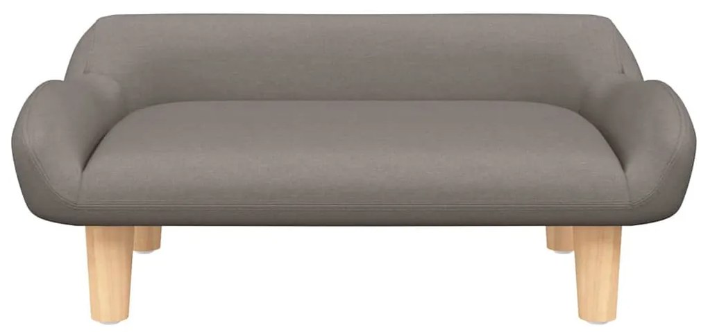 vidaXL Κρεβάτι Σκύλου Taupe 70 x 40 x 24 εκ. Υφασμάτινο