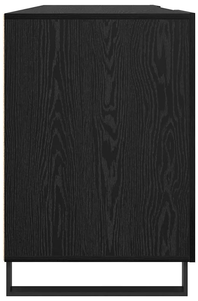 vidaXL Γραφείο με ράφι Μαύρη δρυς 140 x 50 x 75 εκ. Επεξεργασμένο ξύλο