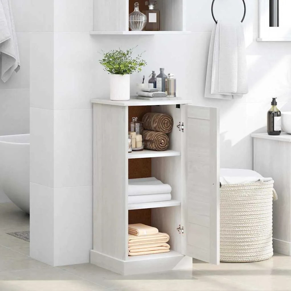 vidaXL Ντουλάπα Μπάνιου με ράφι VIGO Λευκό αντικέ 37 x 34 x 80 εκ