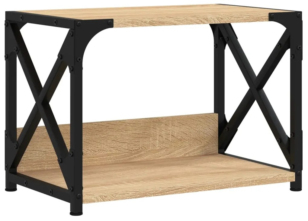 vidaXL Βάση Εκτυπωτή 2 Επιπέδων Sonoma Δρυς 44x26x31,5 εκ Επεξ. Ξύλο