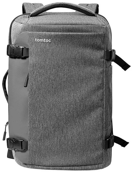 Travel Laptop Backpack 17'' 40L Tomtoc Navigator-T66 (grey)