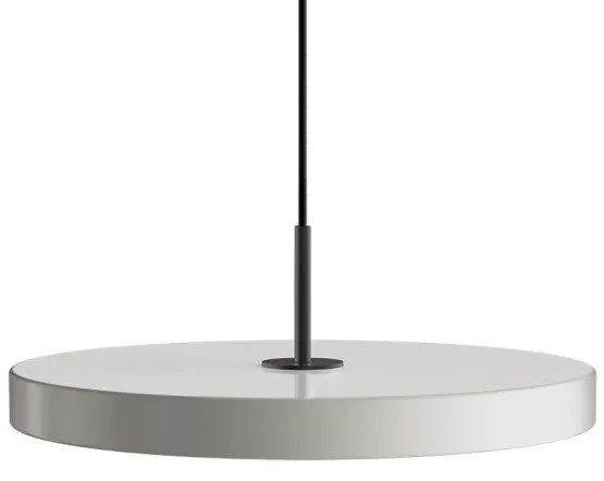 Κρεμαστό Φωτιστικό Οροφής LED 16W Φ43cm Μαύρο Φινίρισμα Asteria Umage-2420C4173-Γκρι 2420C4173
