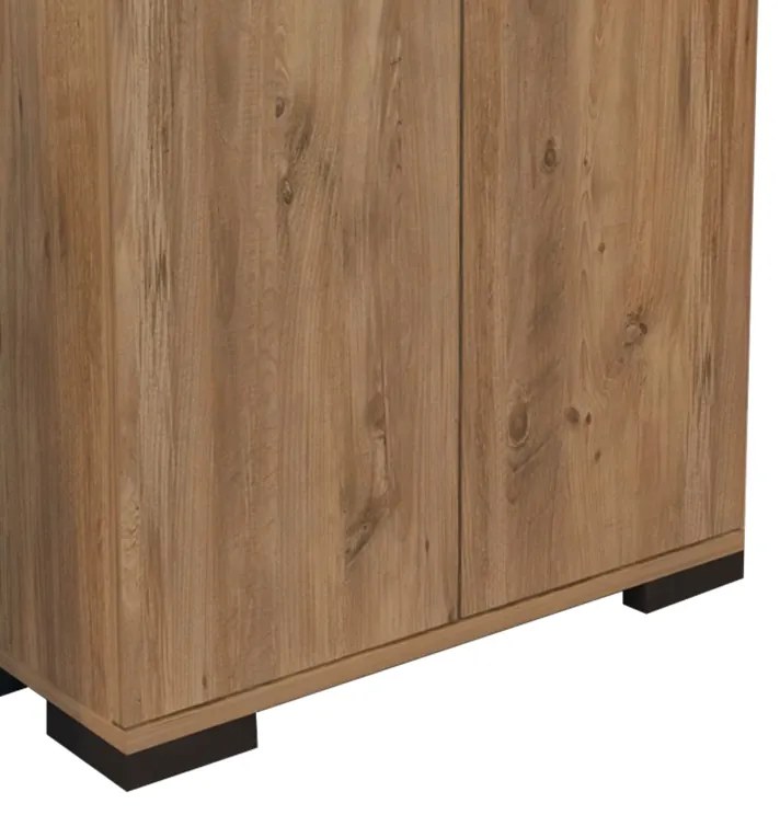 Ντουλάπι Yven pakoworld oak μελαμίνης 65x32x83εκ - 321-000058