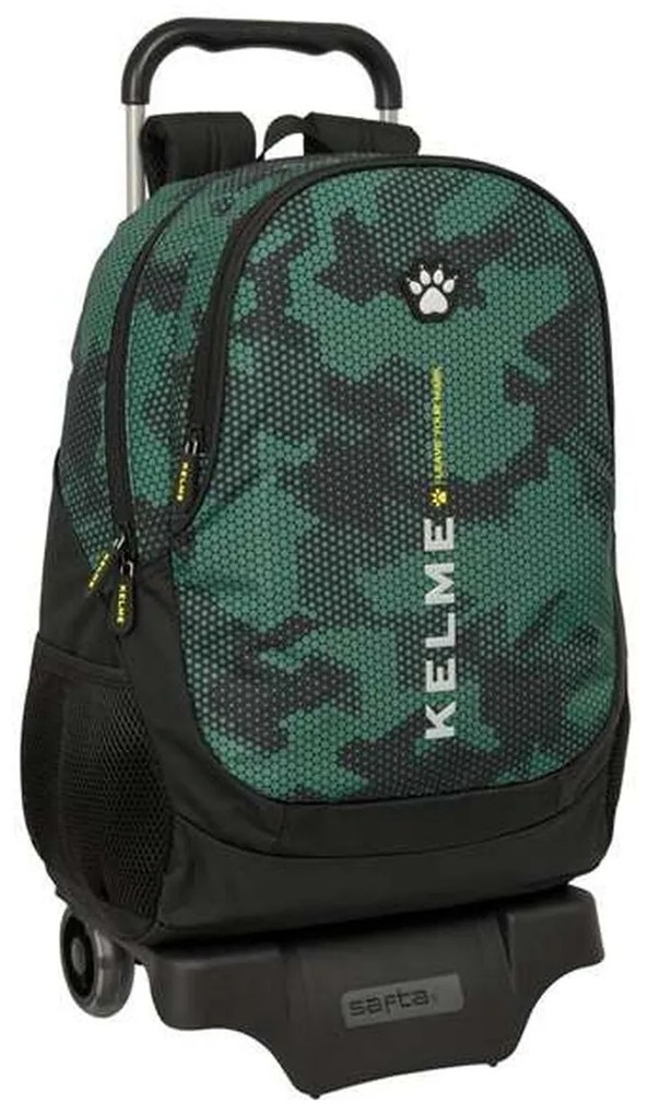 Σχολική Τσάντα Kelme Camo Μαύρο Πράσινο 32 x 44 x 16 cm