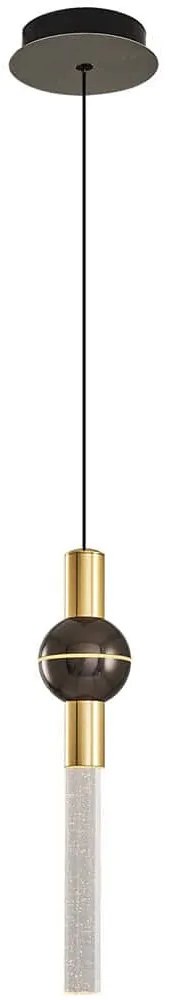 Φωτιστικό Οροφής 414LRC1964 Φ8x120cm Led 500lm 5W 3000K Gold Opviq