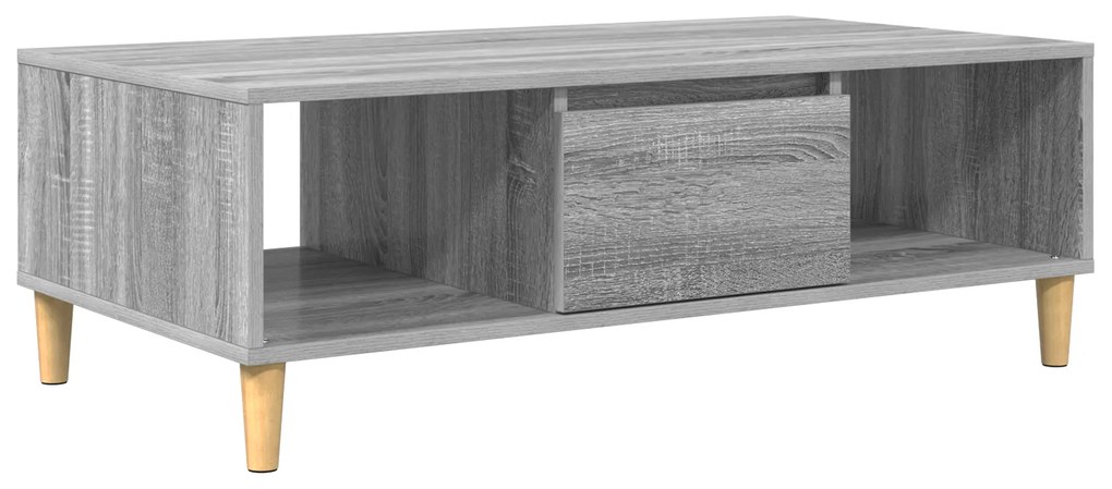 vidaXL με αποθήκευση με πόρτα Γκρι sonoma 103.5 x 60 x 35 εκ Επεξεργασμένο ξύλο