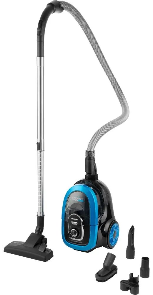 Ηλεκτρική Σκούπα χωρίς Σακούλα με σωλήνα XL Clean Air Dual HEPA H13 75 dB(A) Sencor SVC 1035TQ Μαύρο/Μπλε