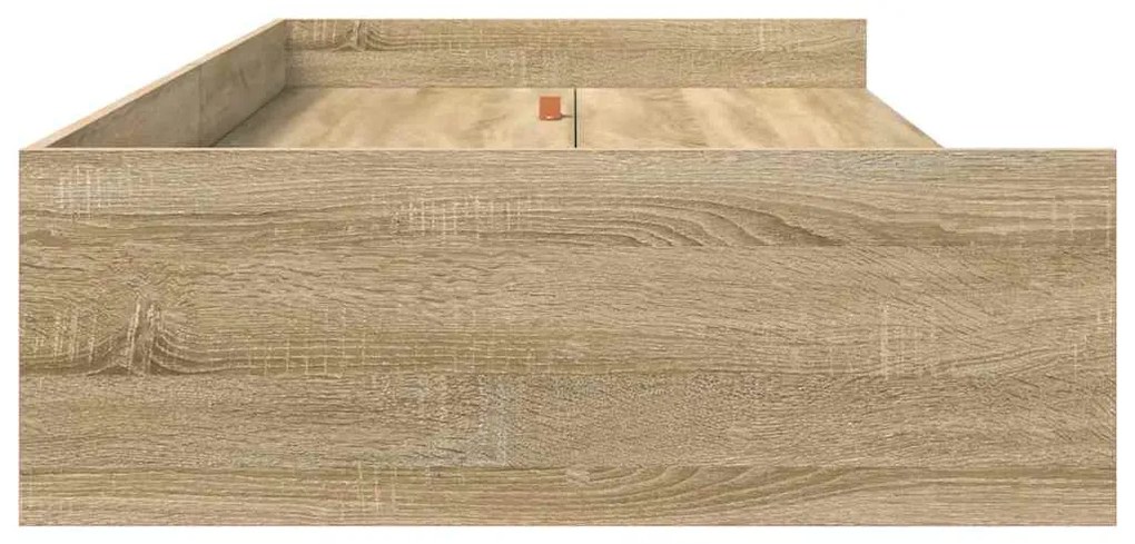 vidaXL Σκελετός Κρεβατιού Δρύς Sonoma 80 x 200 cm Επεξεργασμένο ξύλο