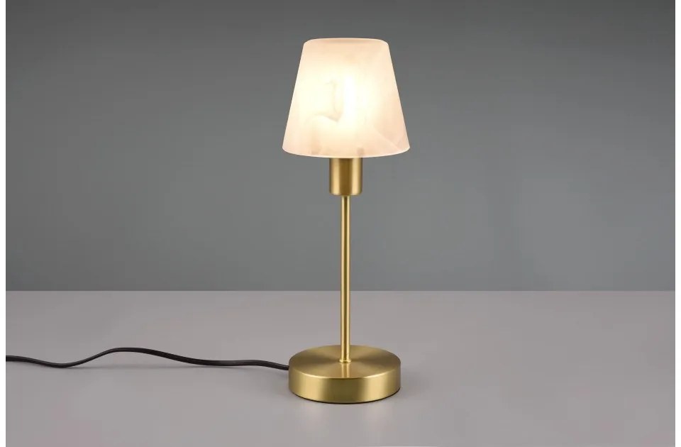 Επιτραπέζιο Φωτιστικό 1xE14 Αφής Luis II Trio Lighting-595700108-Ορείχαλκος 595700108