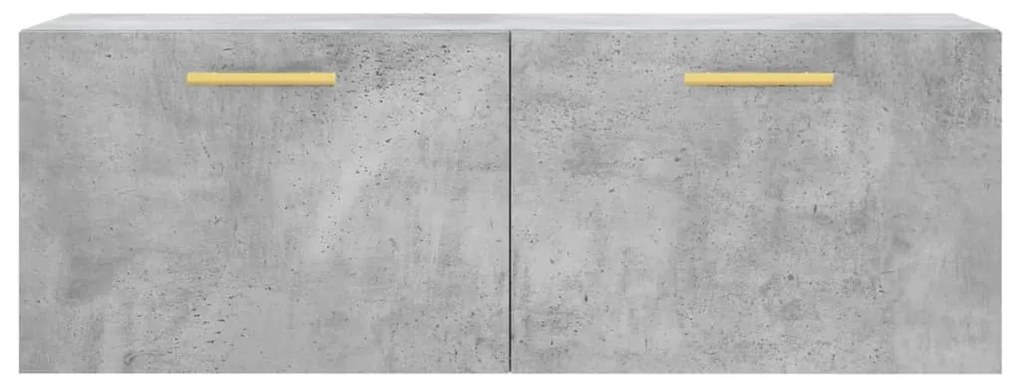 vidaXL Ντουλάπι Τοίχου Γκρι Σκυρ. 100x36,5x35 εκ. Επεξεργασμένο Ξύλο