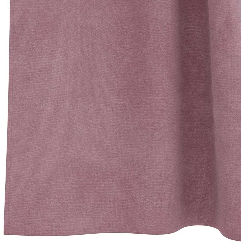 vidaXL Κουρτίνες με κουρτίνες 2 pcs Σκούρο Ροζ 140 x 140 cm Βελούδο