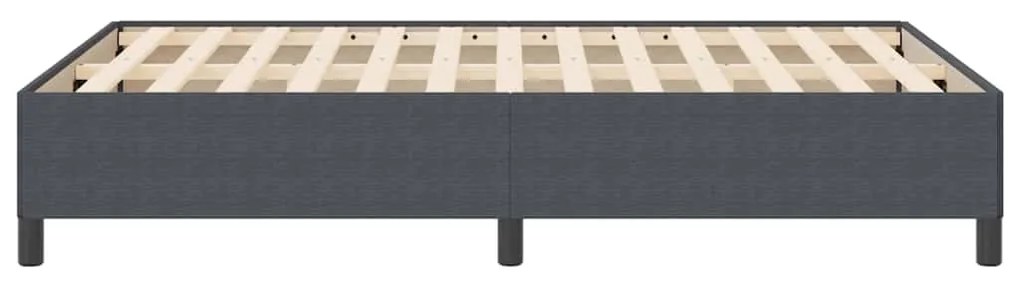 vidaXL Σκελετός Κρεβατιού Σκούρο γκρι 160 x 200 cm Βελούδο