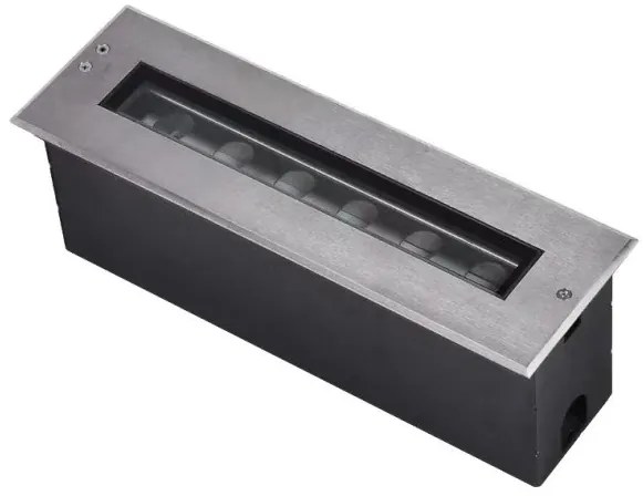 Ενδοδαπέδιο Φωτιστικό LED 9W IP67 3000K Χρώμιο E365 Zambelis-E365-Χρώμιο E365