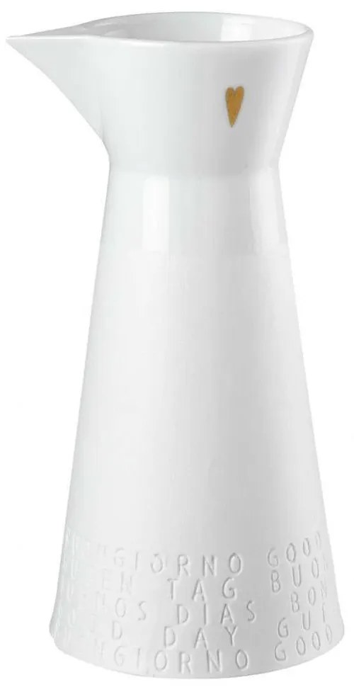 Κανάτα Bon Apetit Large LBTRD0011870 Φ12x23cm 1000ml White-Gold Raeder Porcelain