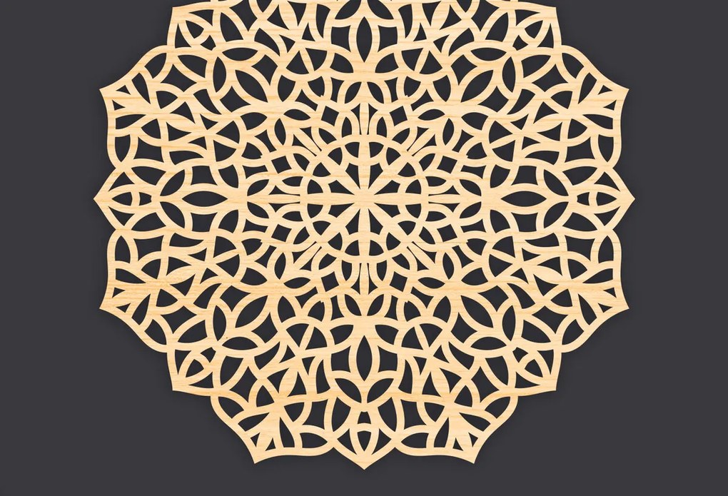 Intra απο ξύλο plywood 3mm-4mm πάχος 3D Mandala για Cricut Δίασταση 30x30 cm INTRAFABR-86060264