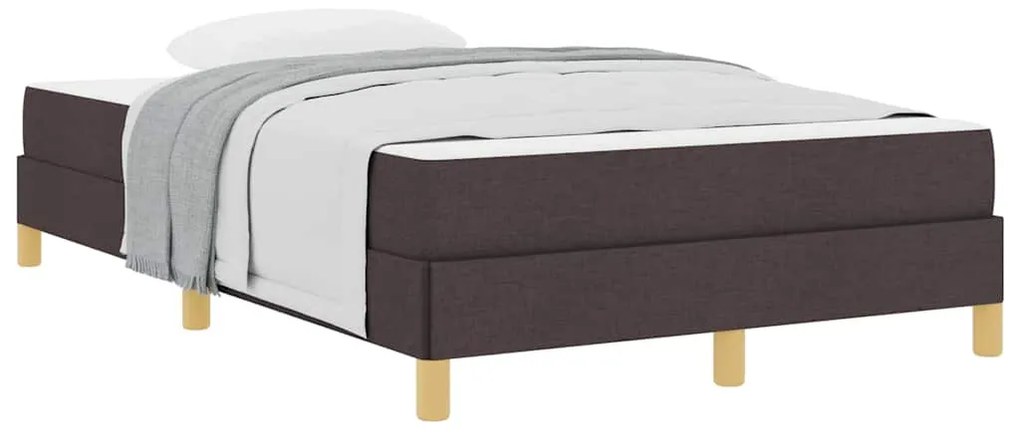 vidaXL Κρεβάτι με ελατήρια Καφέ 120 x 200 cm