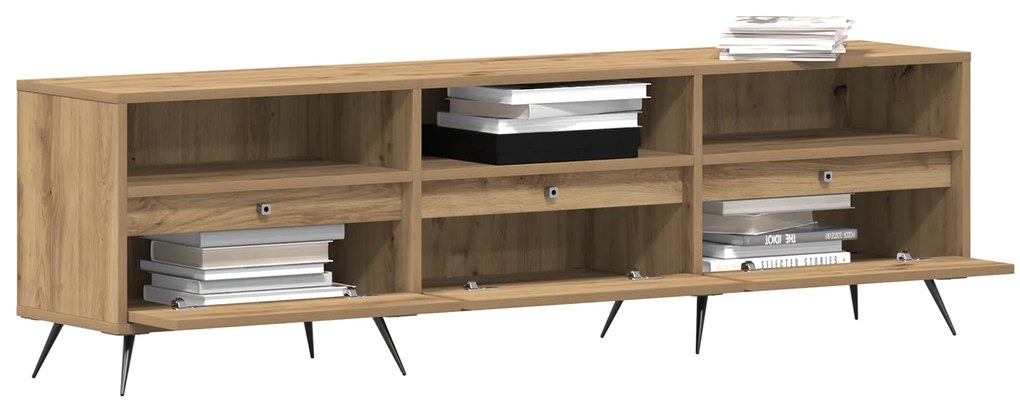 vidaXL Ντουλάπι τηλεόρασης Artisan Oak 150x30x44,5 εκ. Επεξεργασμένο ξύλο