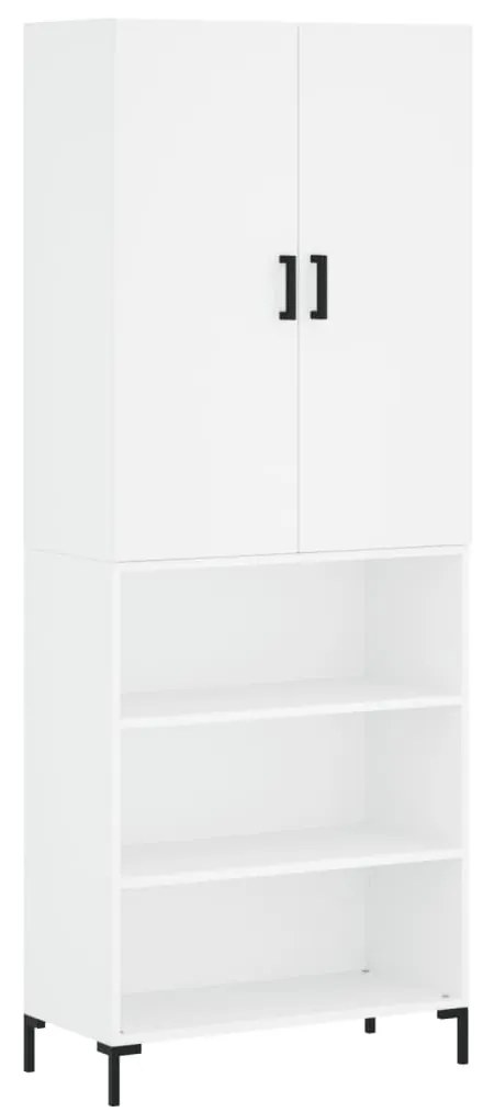 vidaXL Ντουλάπι Λευκό 69,5x34x180 εκ. από Επεξεργασμένο Ξύλο