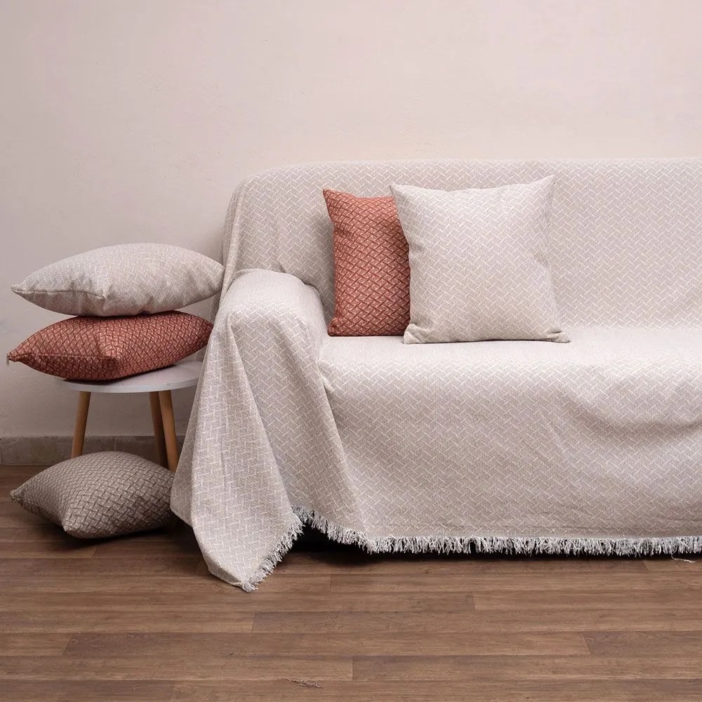 Ριχτάρι 2219 Sand Viopros Διθέσιο 180x240cm Chenille