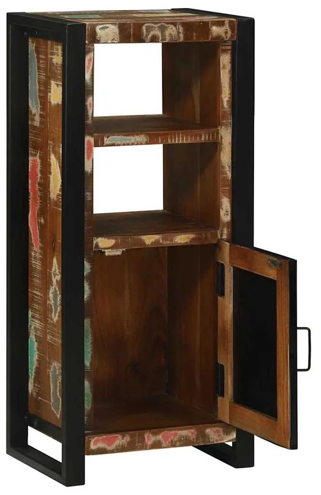 vidaXL Ντουλάπι Μπάνιου Καφέ 40 x 30 x 90 cm Στερεό Ανακτηθέν Ξύλο