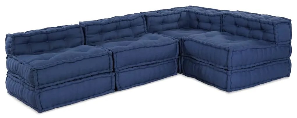 vidaXL Μαξιλάρι 4 pcs Μπλε 70 x 70 x 54 εκ Πολυεστέρας