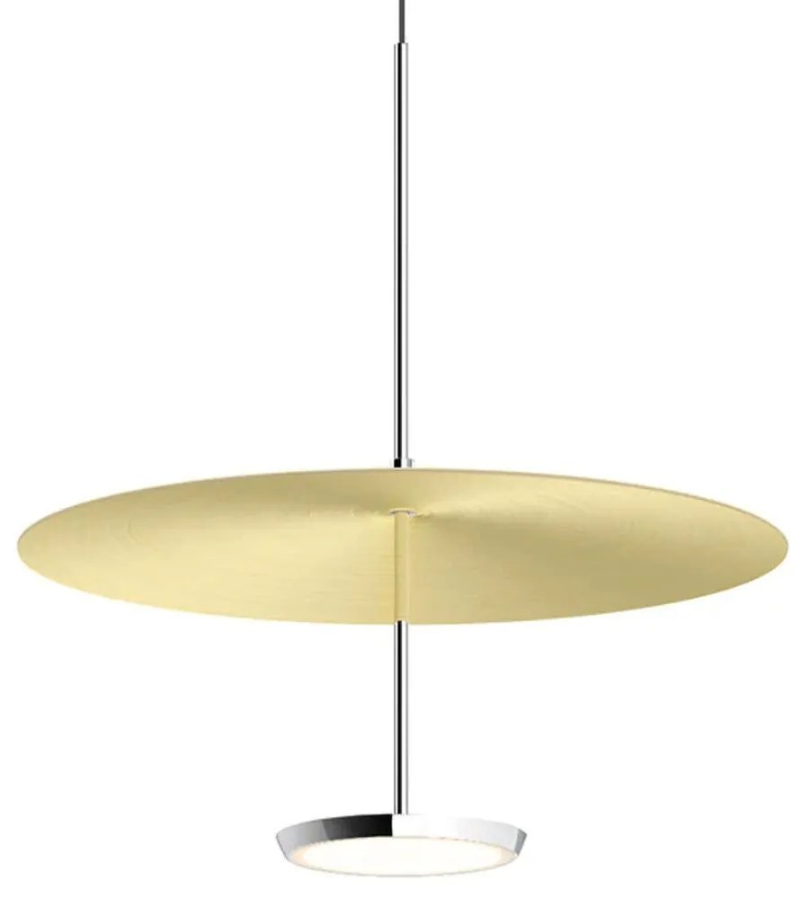 Φωτιστικό Οροφής Sky Dome 18 10570/10765 46x44,4cm Led 1250lm 18W Aluminium-Brass Pablo Designs