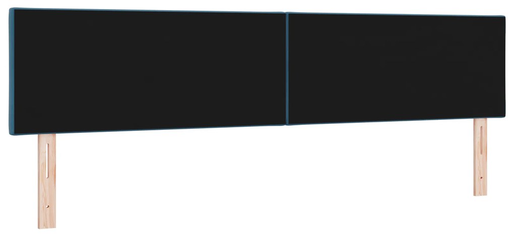 vidaXL Κεφαλάρι με Δαχτυλίδι σε Σκούρο Μπλε - 200cm Βελούδο