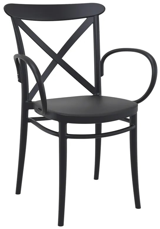 ΠΟΛΥΘΡΟΝΑ ΠΟΛ/ΝΙΟΥ ΚΡΟΣ XL BLACK 57Χ51Χ87εκ.