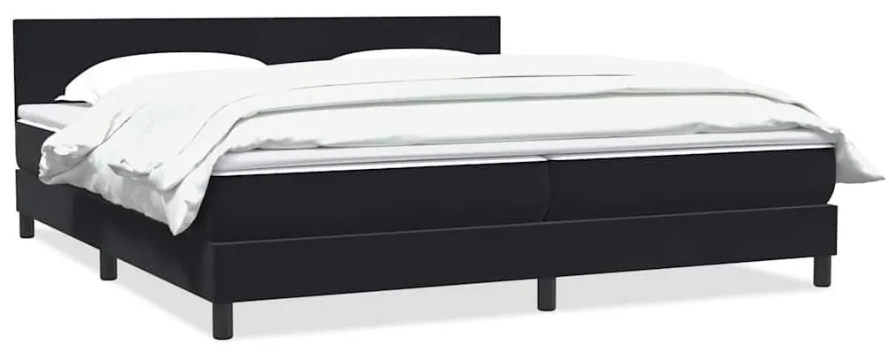 ΚΡΕΒΑΤΙ BOXSPRING ΜΕ ΣΤΡΩΜΑ ΜΑΥΡΟ 200X210 ΕΚ. ΒΕΛΟΥΔΙΝΟ 3316037