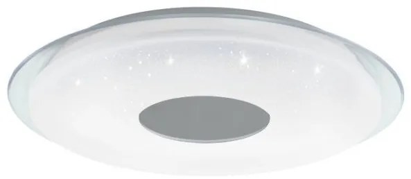 Έξυπνο Φωτιστικό Οροφής Πλαφονιέρα 4xLED 4,8W Χρώμιο 3CCT Dimmable Εφέ Lanciano-Z 900083 Eglo-900083-Χρώμιο 900083